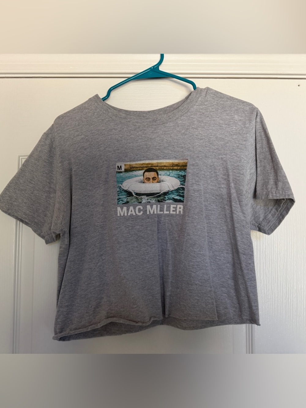 Mac Miller Gray Graphic Short-Sleeve Men's Tee